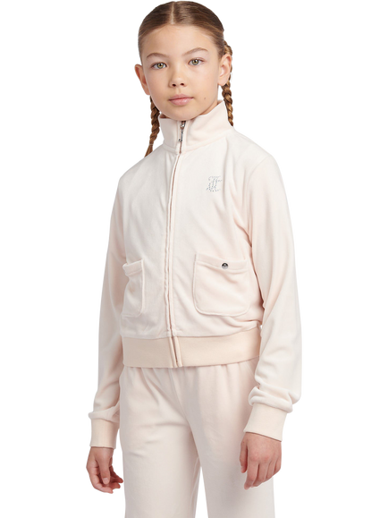 Juicy Couture Kids' Velour Zip-Up Jacket, Shell