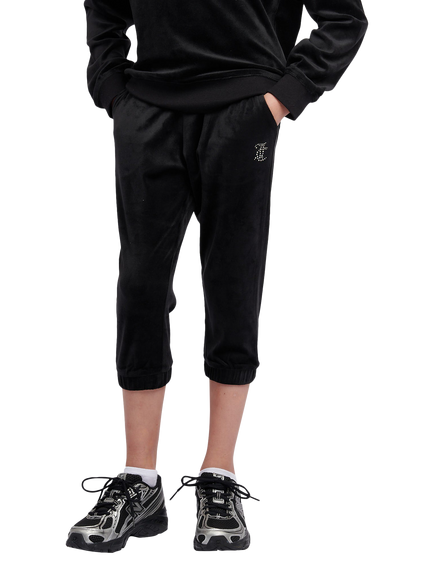 Juicy Couture Kids' Capri Slim Joggers, Jet Black