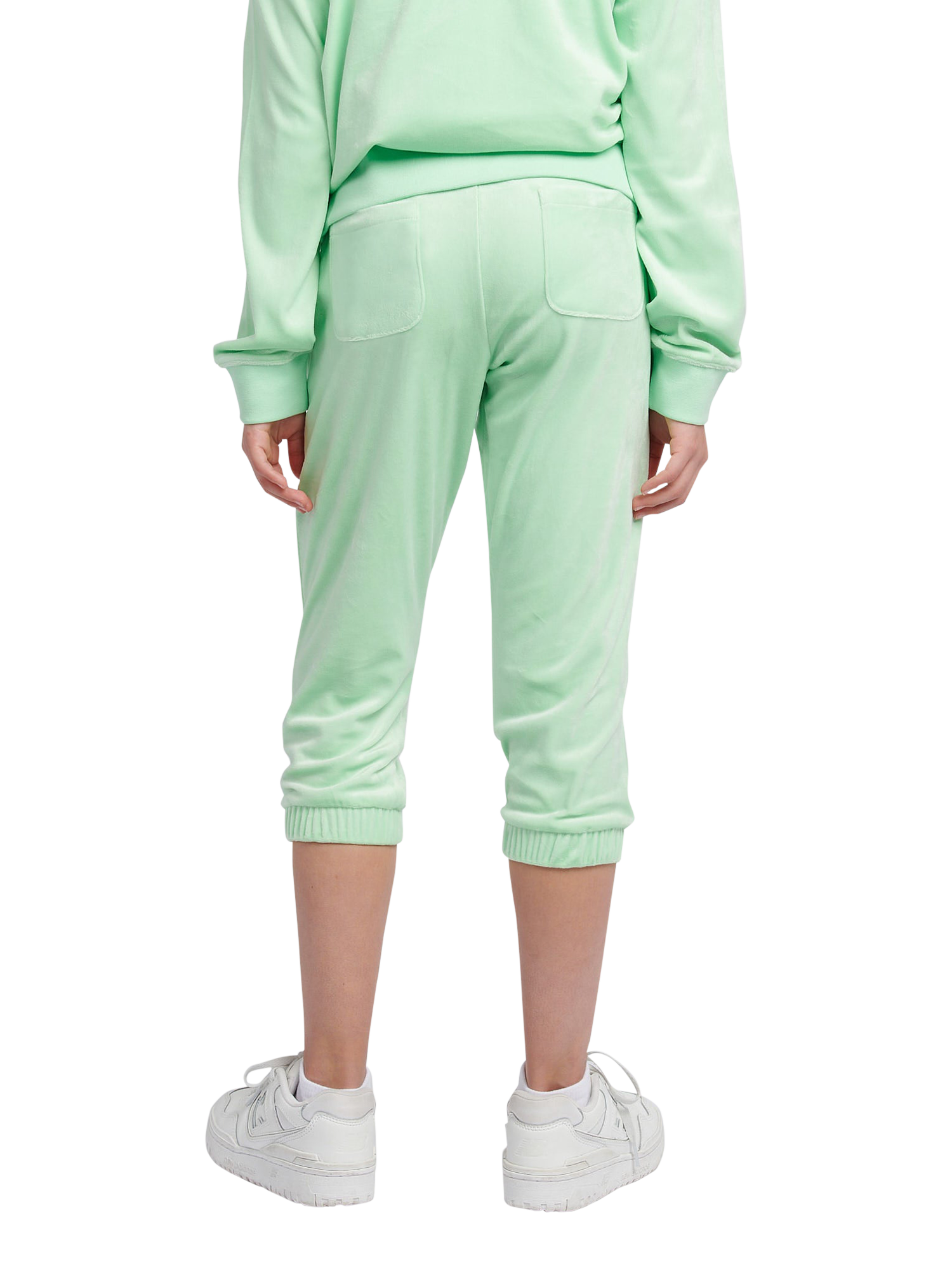 Product image 3 of 7, which shows Juicy Couture Kids' Capri Slim Joggers, Green Ash, 7-8 years