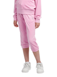 Juicy Couture Kids' Capri Length Slim Joggers, Pink
