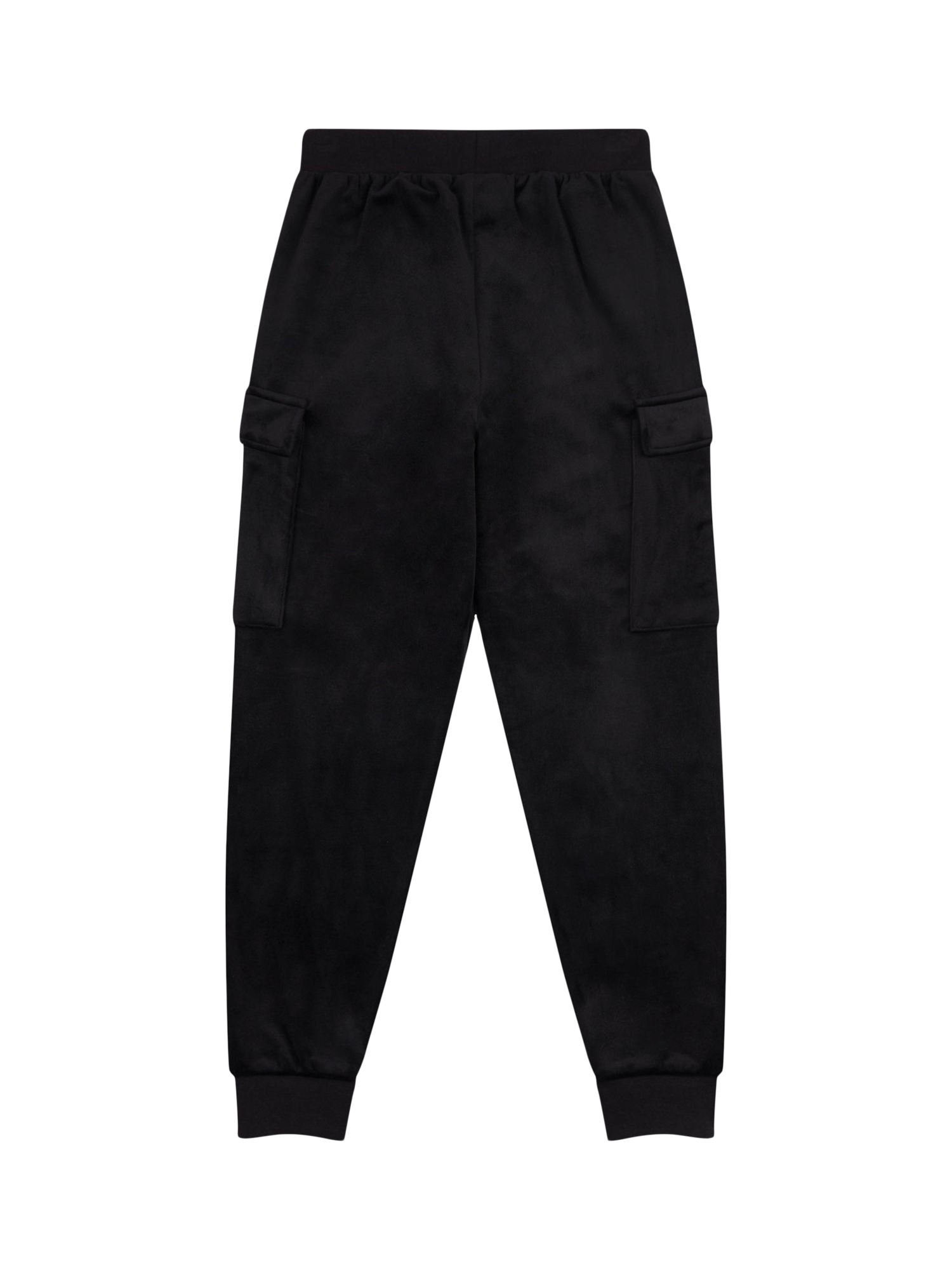 Product image 6 of 7, which shows Juicy Couture Kids' Cargo Cuffed Joggers, Jet Black, 7-8 years