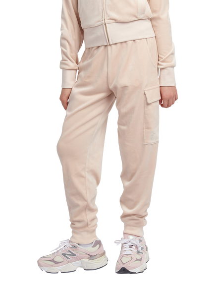 Juicy Couture Kids' Cargo Cuffed Joggers, Gray Morn