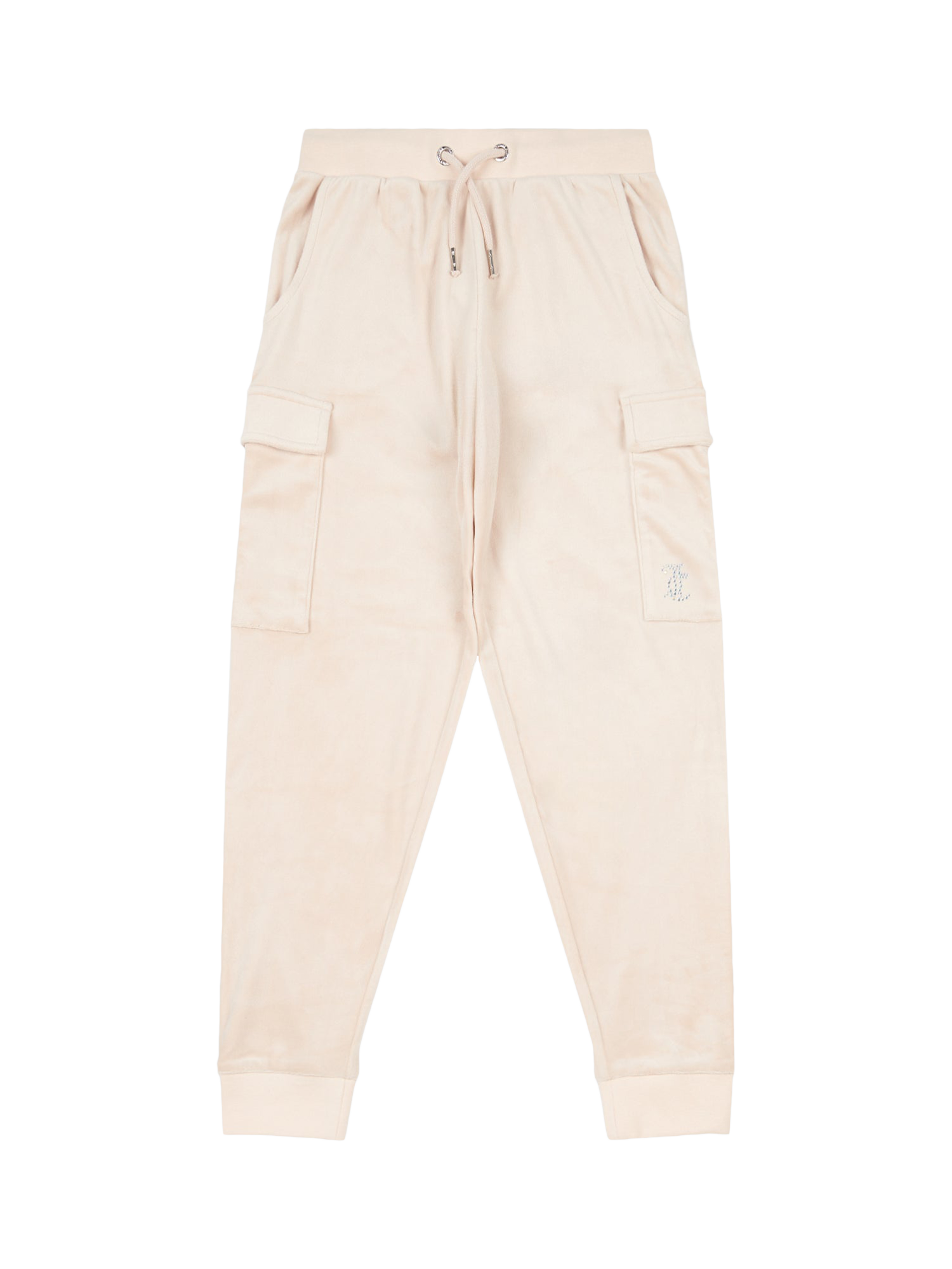 Product image 5 of 7, which shows Juicy Couture Kids' Cargo Cuffed Joggers, Gray Morn, 7-8 years