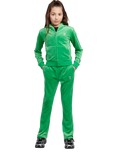 Juicy Couture Kids' Diamante Bootcut Joggers, Green Bee