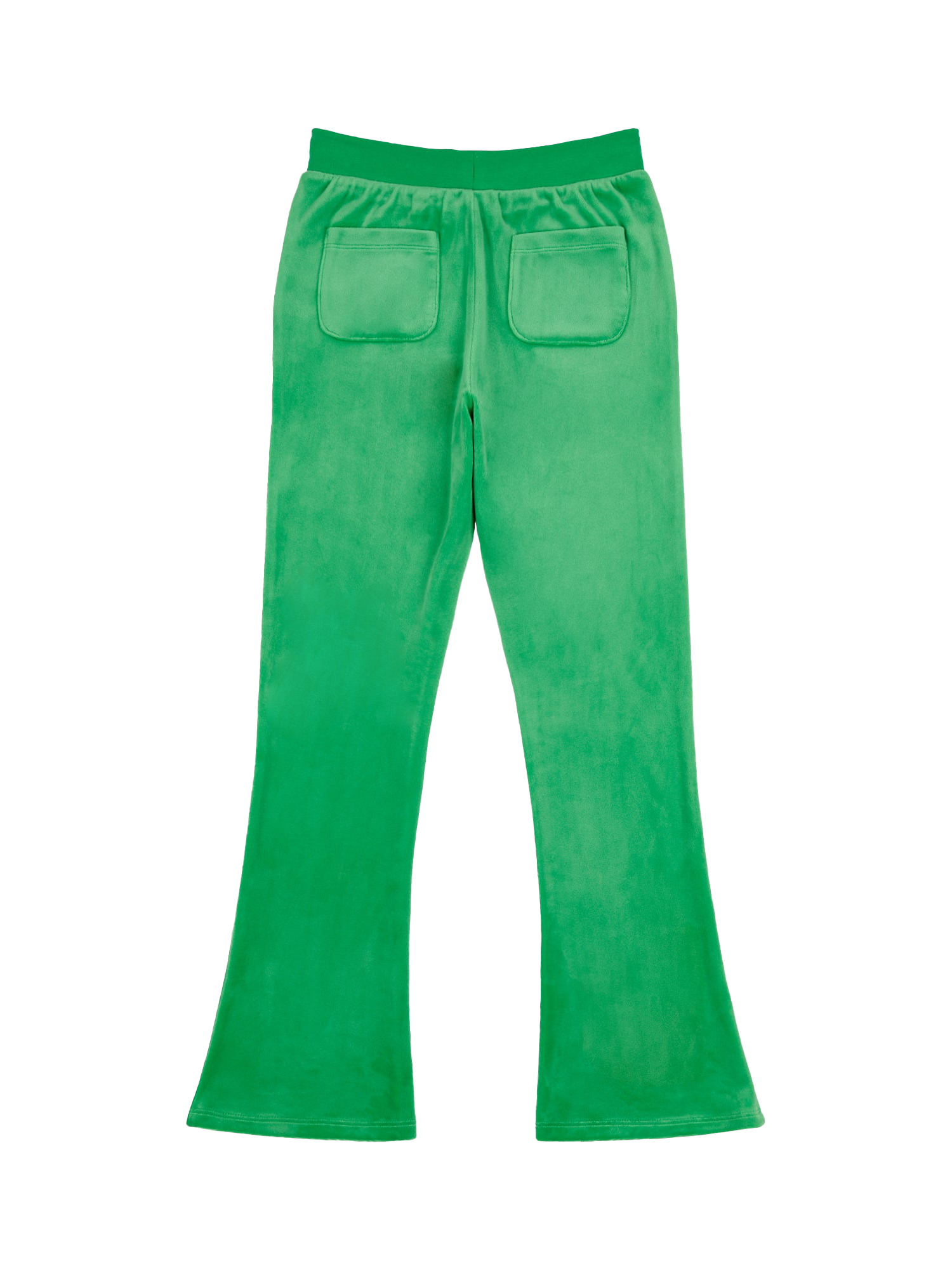 Product image 6 of 7, which shows Juicy Couture Kids' Diamante Bootcut Joggers, Green Bee, 7-8 years