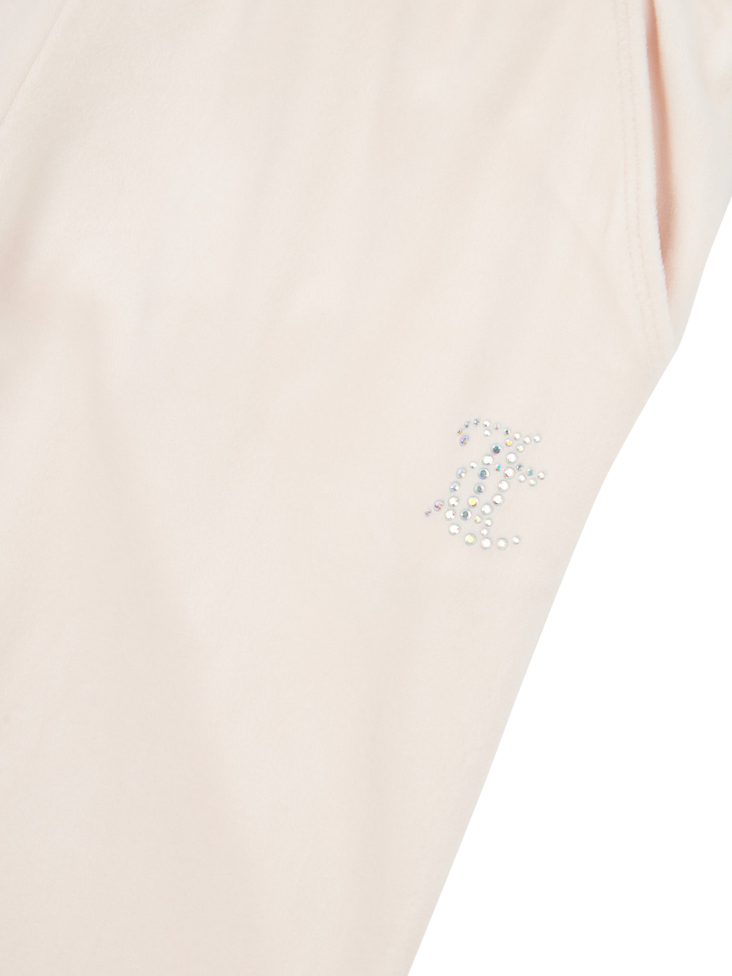 Product image 8 of 9, which shows Juicy Couture Kids' Velour Straight Leg Joggers, Shell, 7-8 years