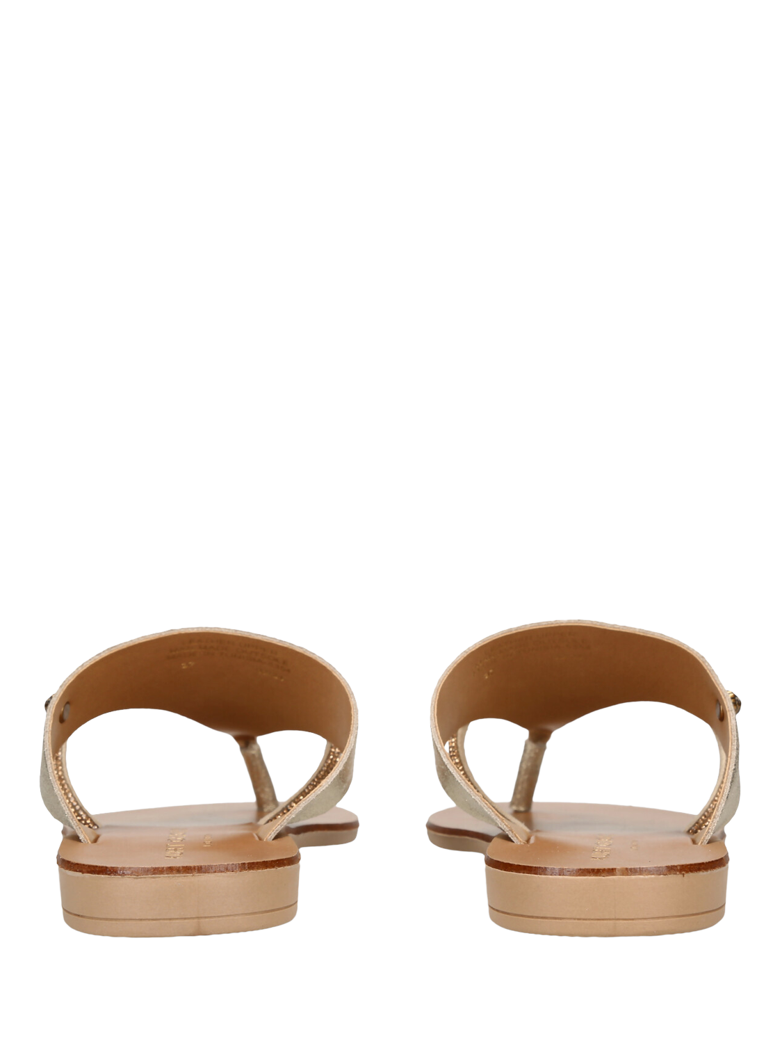 Product image 4 of 5, which shows Kurt Geiger London Strand Sandals, Natural Champagne, 3