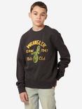 Wrangler Kids' Moto Club Crew Sweatshirt, Wrangler Black