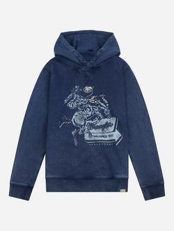 Wrangler Kids' Rope Wrangler Hoodie, Navy Blazer, Navy Blazer
