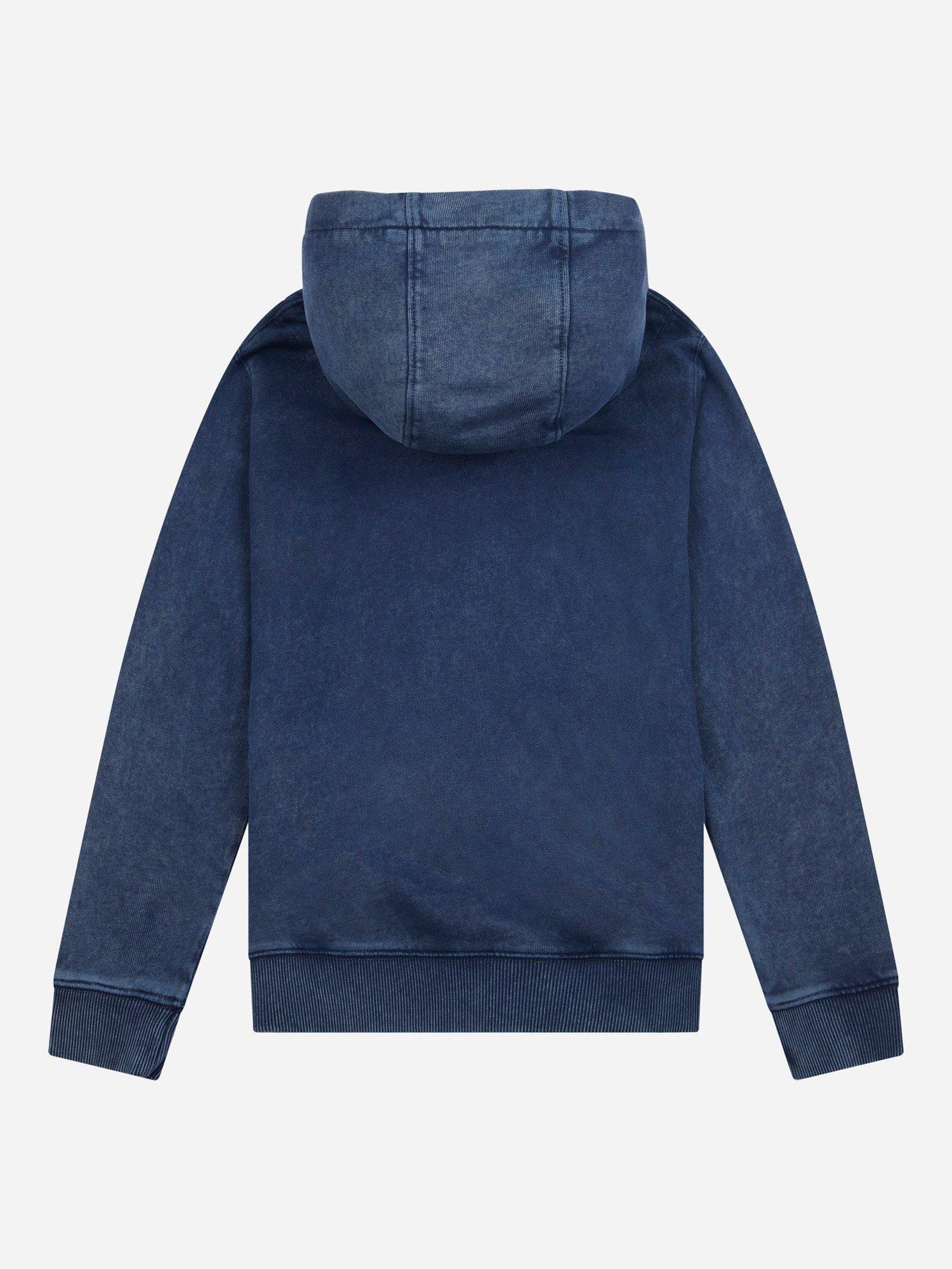 Product image 2 of 3, which shows Wrangler Kids' Rope Wrangler Hoodie, Navy Blazer, 7-8 years