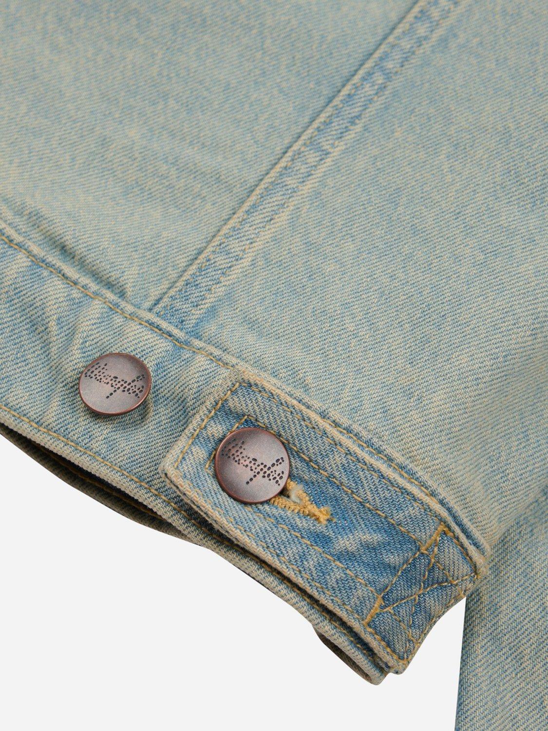 Product image 11 of 11, which shows Wrangler Kids' Icons Denim Jacket, Trail Wash, 7-8 years