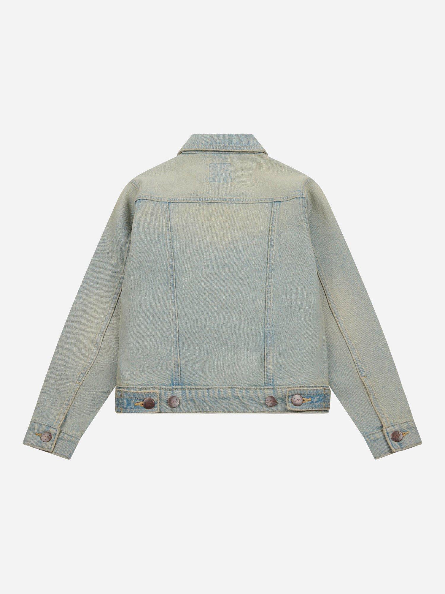 Product image 9 of 11, which shows Wrangler Kids' Icons Denim Jacket, Trail Wash, 7-8 years