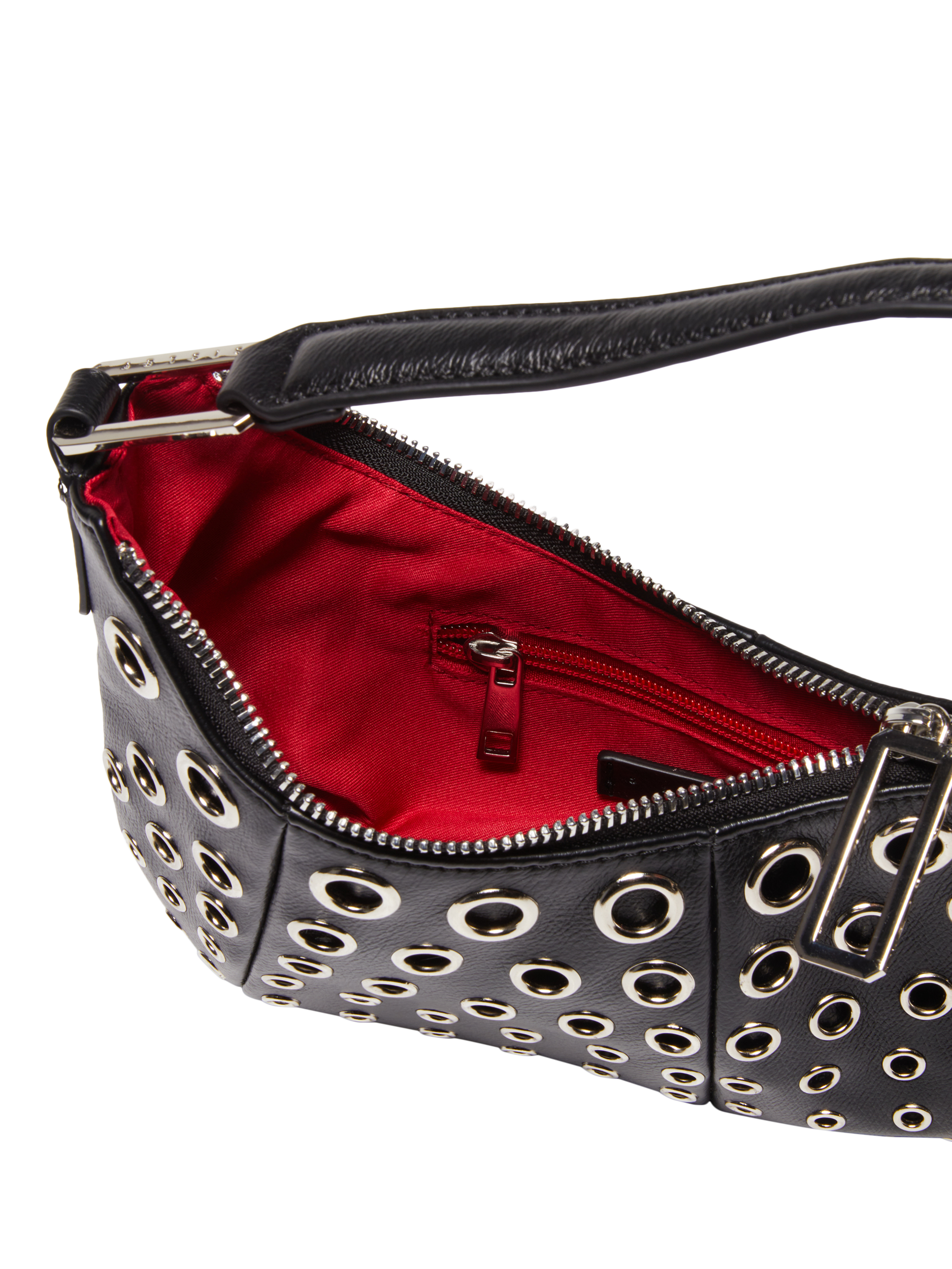 Product image 3 of 3, which shows SISLEY Eyelet Shoulder Bag, Black