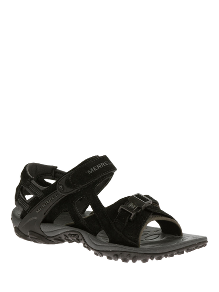 Merrell Kahuna III Suede Sandals, Black - view 2, Black