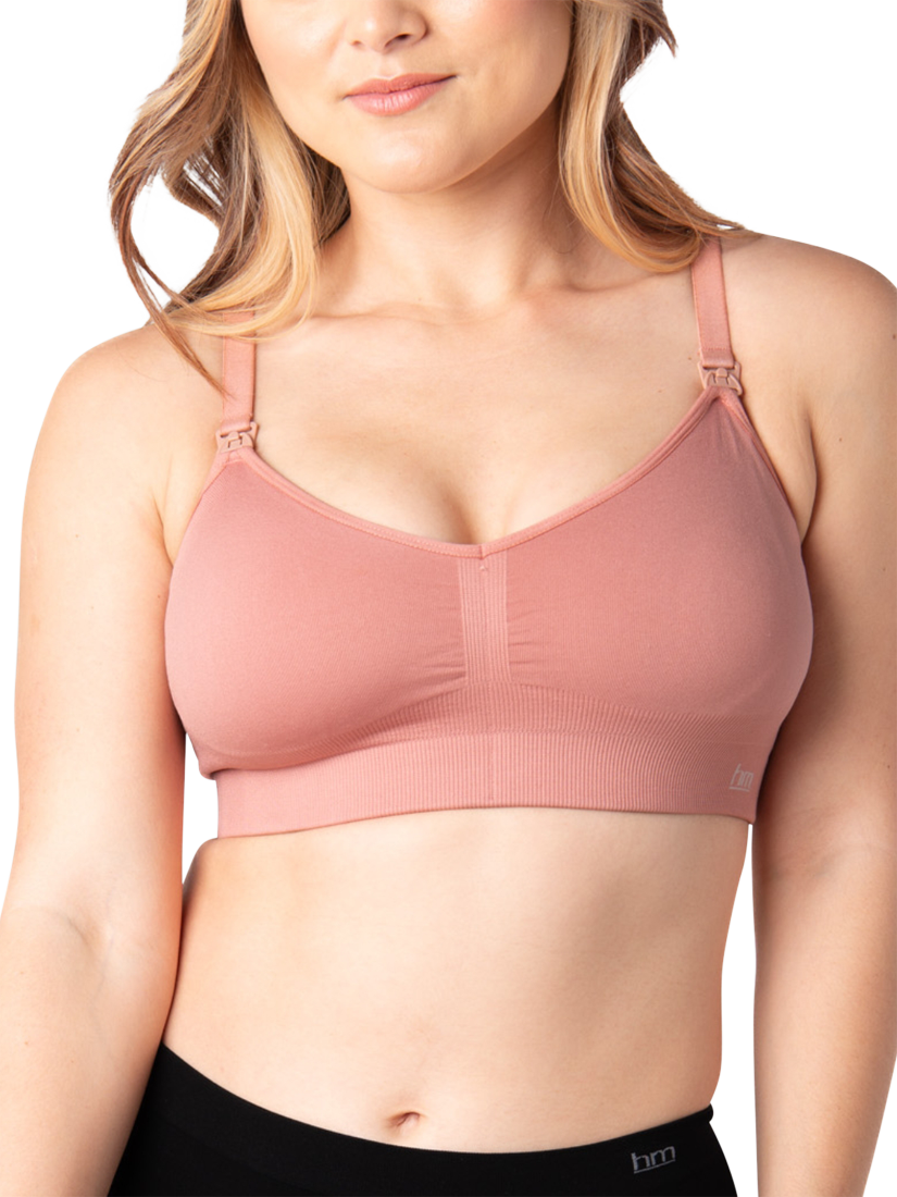 Product image 1 of 7, which shows Hotmilk My Necessity 2.0 FlexFit Nursing Bra, Sunrise, S