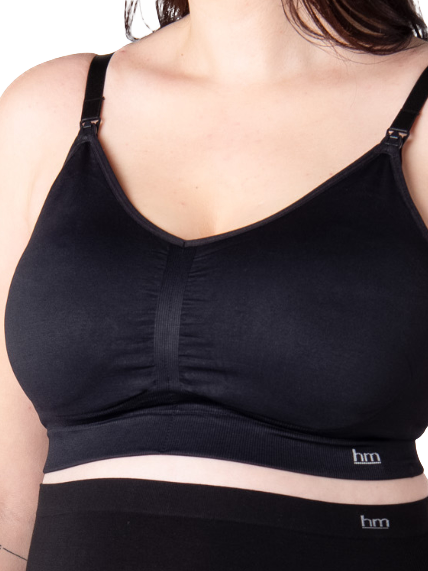 Product image 3 of 6, which shows Hotmilk My Necessity Full Cup Nursing Bra, Black, S