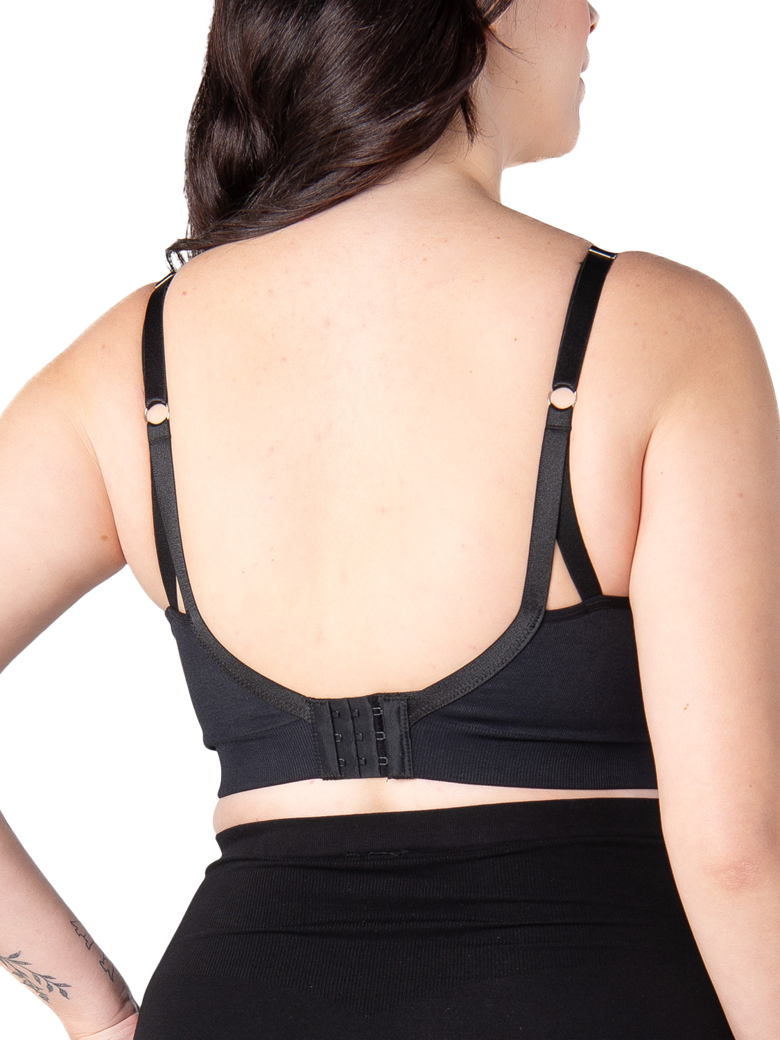 Product image 6 of 6, which shows Hotmilk My Necessity Full Cup Nursing Bra, Black, S