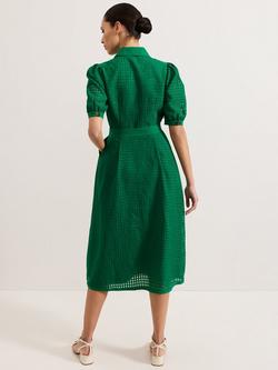 Phase Eight Carey Textured Dress - view 2, Green
