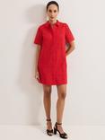 Phase Eight Nicky Embroidered Floral Mini Dress, Red
