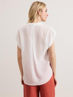 Phase Eight Short Sleeve Chrissy Blouse - view 2, White