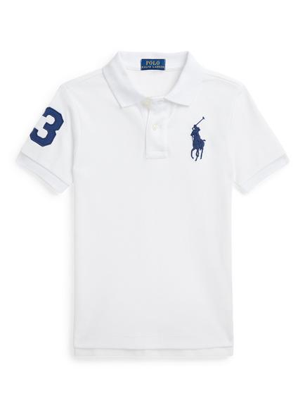 Ralph Lauren Polo Ralph Lauren Kids' Big Pony Polo Shirt, White