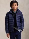 Ralph Lauren Kids' Zip Front Puffer Jacket, Newport Navy