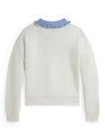 Polo Ralph Lauren Kids' Contrast Collar Sweatshirt, Nevis