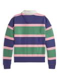 Ralph Lauren Polo Ralph Lauren Kids' Knitted Polo Sweatshirt, Fairway Stripe