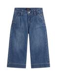 Ralph Lauren Kids' Denim Wide Leg Jeans, Peajay Wash