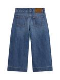 Ralph Lauren Kids' Denim Wide Leg Jeans, Peajay Wash