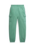 Ralph Lauren Kids' Cotton Blend Athletic Cargo Pants, Fairway Green
