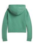 Ralph Lauren Kids' Cotton Long Sleeves Polo Jumper, Fairway Green