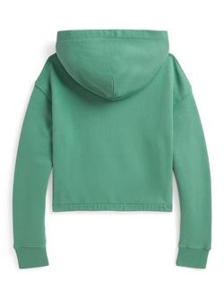 Ralph Lauren Kids' Cotton Long Sleeves Polo Jumper, Fairway Green - view 2, Fairway Green