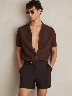 Reiss Sun Swim Shorts, Brown