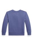 Ralph Lauren Kids' Cotton Blend Logo Sweatshirt, Classic Blue