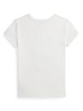 Polo Ralph Lauren Kids' Cotton Tennis Polo Bear T-Shirt, Nevis