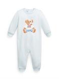 Ralph Lauren Baby Polo Bear Romper, Breryl Blue