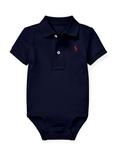 Ralph Lauren Baby Polo Bodysuit, Refined Navy
