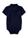 Ralph Lauren Baby Polo Bodysuit, Refined Navy