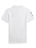 Ralph Lauren Polo Ralph Lauren Kids' Slim Fit Polo Shirt, White