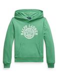 Ralph Lauren Kids' Cotton Blend Emblem Hoodie, Raft Green