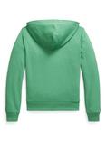 Ralph Lauren Kids' Cotton Blend Emblem Hoodie, Raft Green