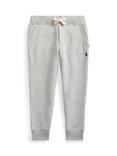 Ralph Lauren Kids' Cotton Blend Drawstring Jogging Bottoms, Dark Sport Heather