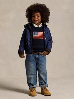 Ralph Lauren Kids' Lynwood Relaxed Denim Jeans, Pierson Indigo - view 2, Pierson Indigo