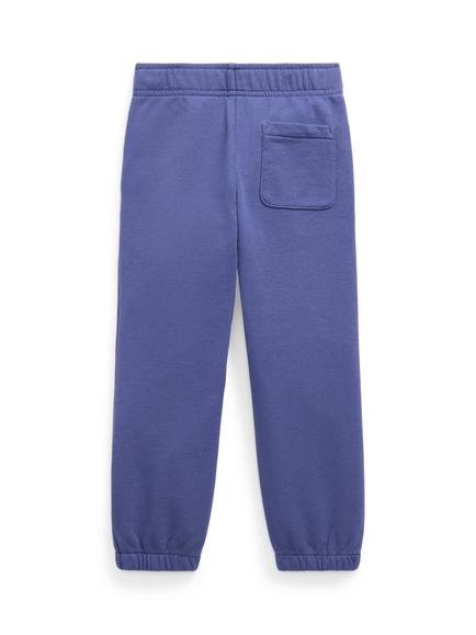 Ralph Lauren Kids' Athlete Cotton Drawstring Joggers, Classic Blue - view 2, Classic Blue