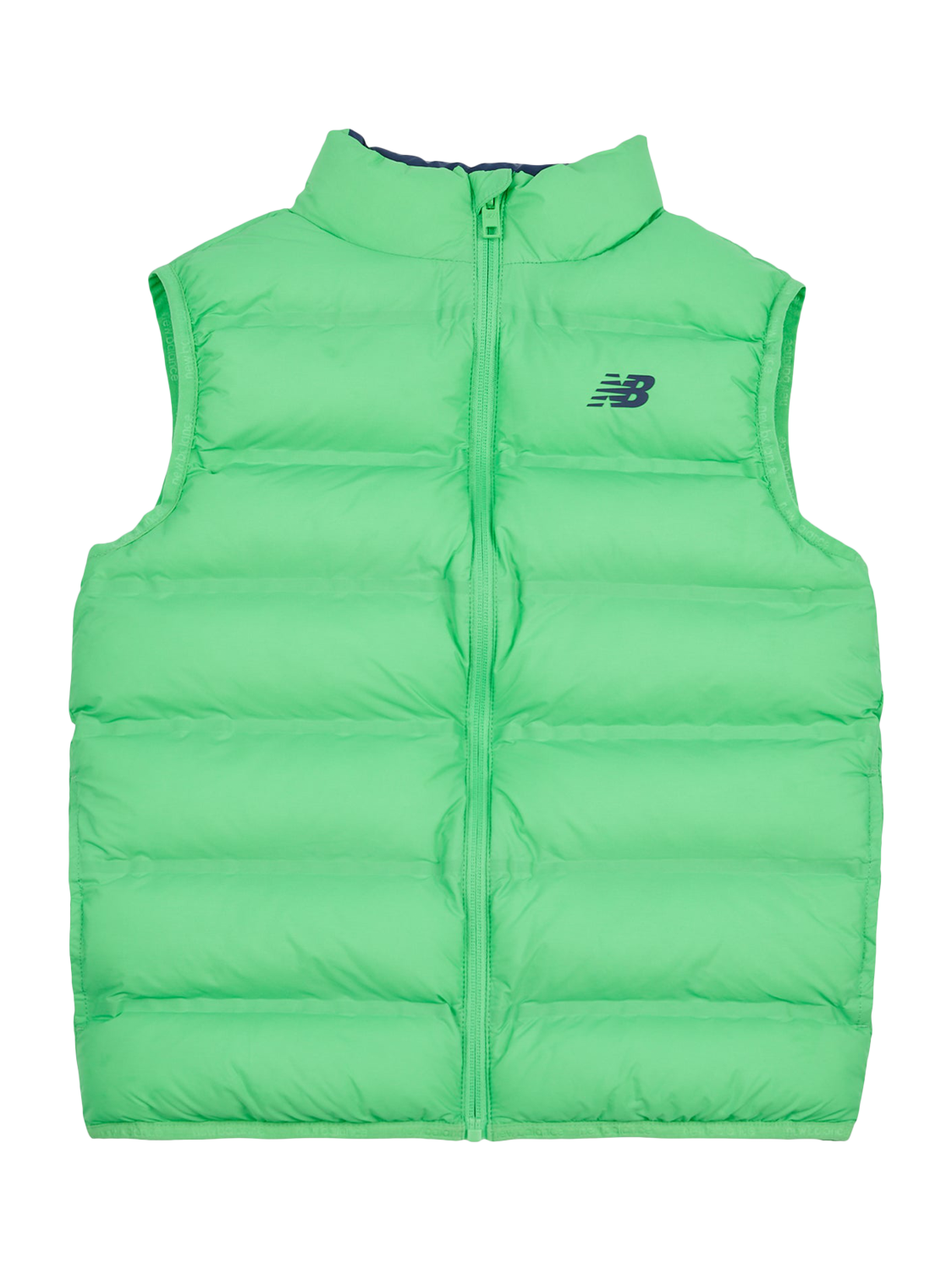 Product image 6 of 8, which shows New Balance Kids' Quilted Gilet , Green Apple, 7-8 years