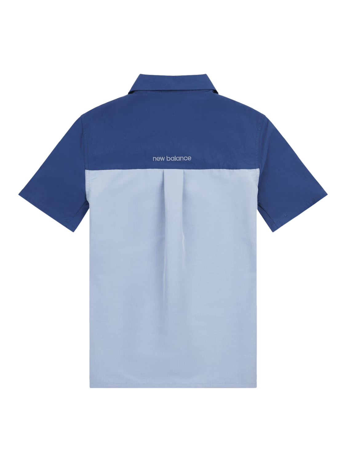 Product image 5 of 10, which shows New Balance Kids' Premium Colour Block Logo Shirt, Navy, 7-8 years
