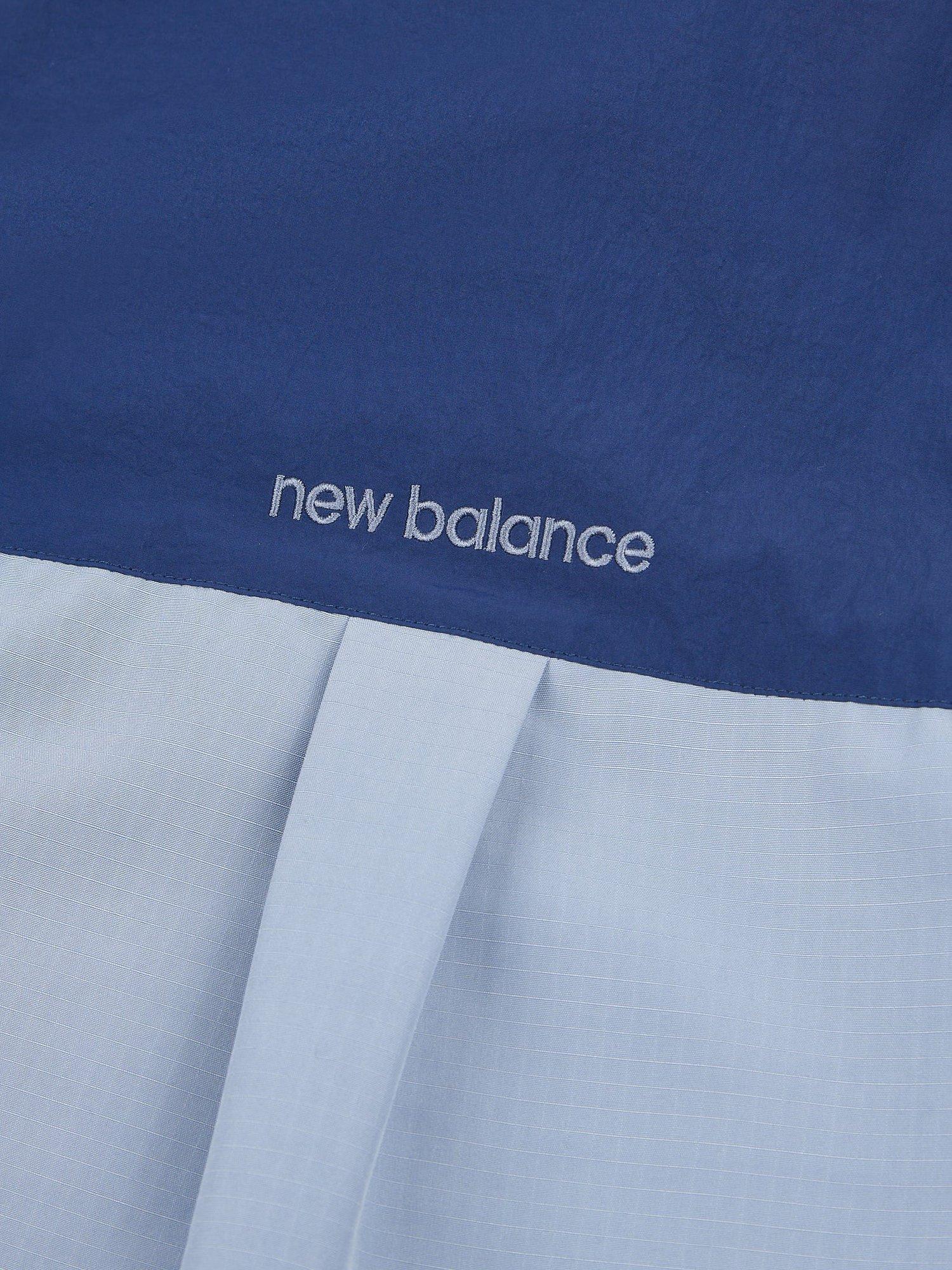 Product image 7 of 10, which shows New Balance Kids' Premium Colour Block Logo Shirt, Navy, 7-8 years