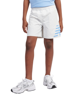 New Balance Kids' Logo Graphic Ripstop Shorts, Grey Matter, Grey Matter