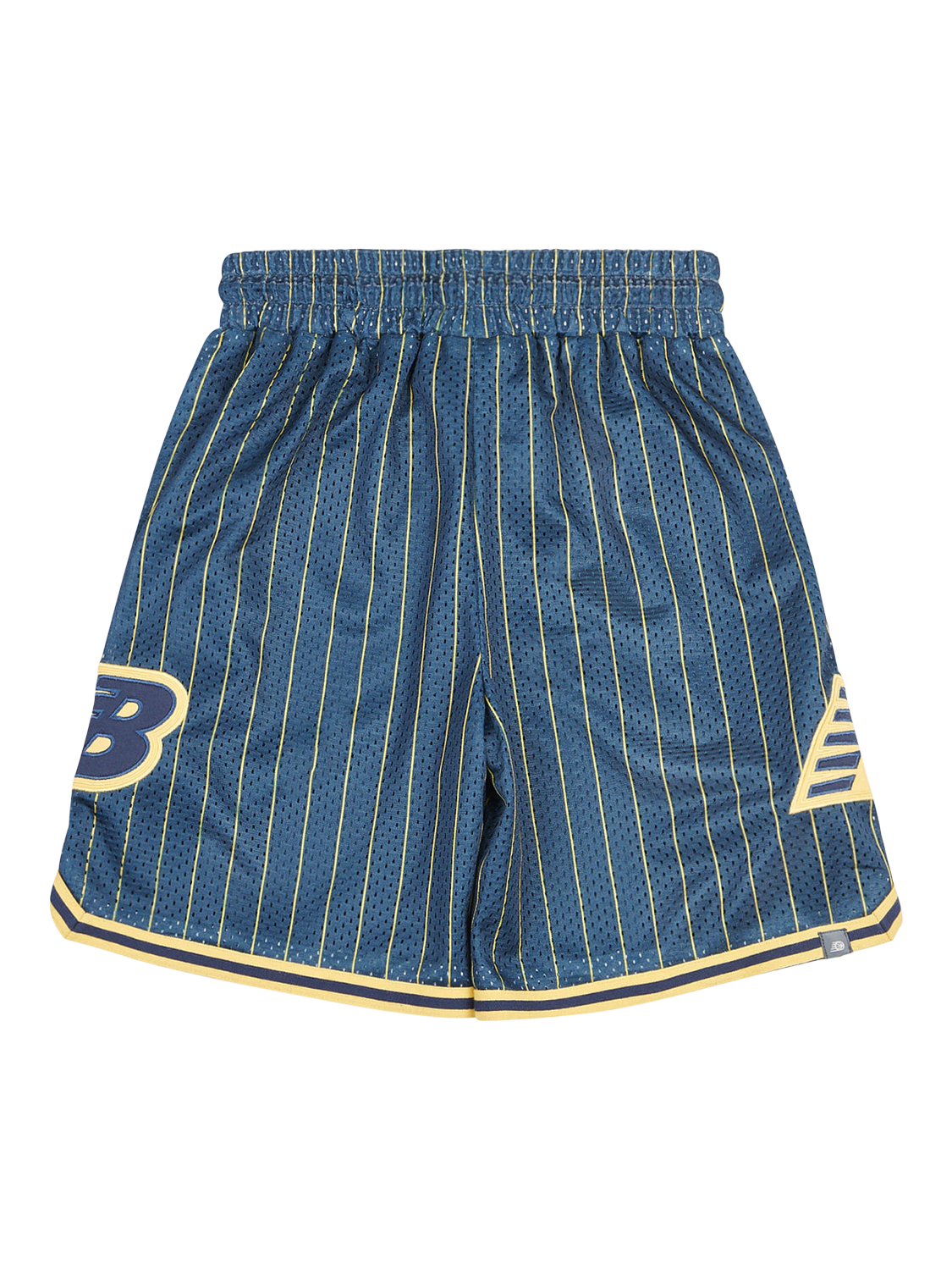 Product image 8 of 10, which shows New Balance Kids' Hoops Shorts, Navy, 7-8 years